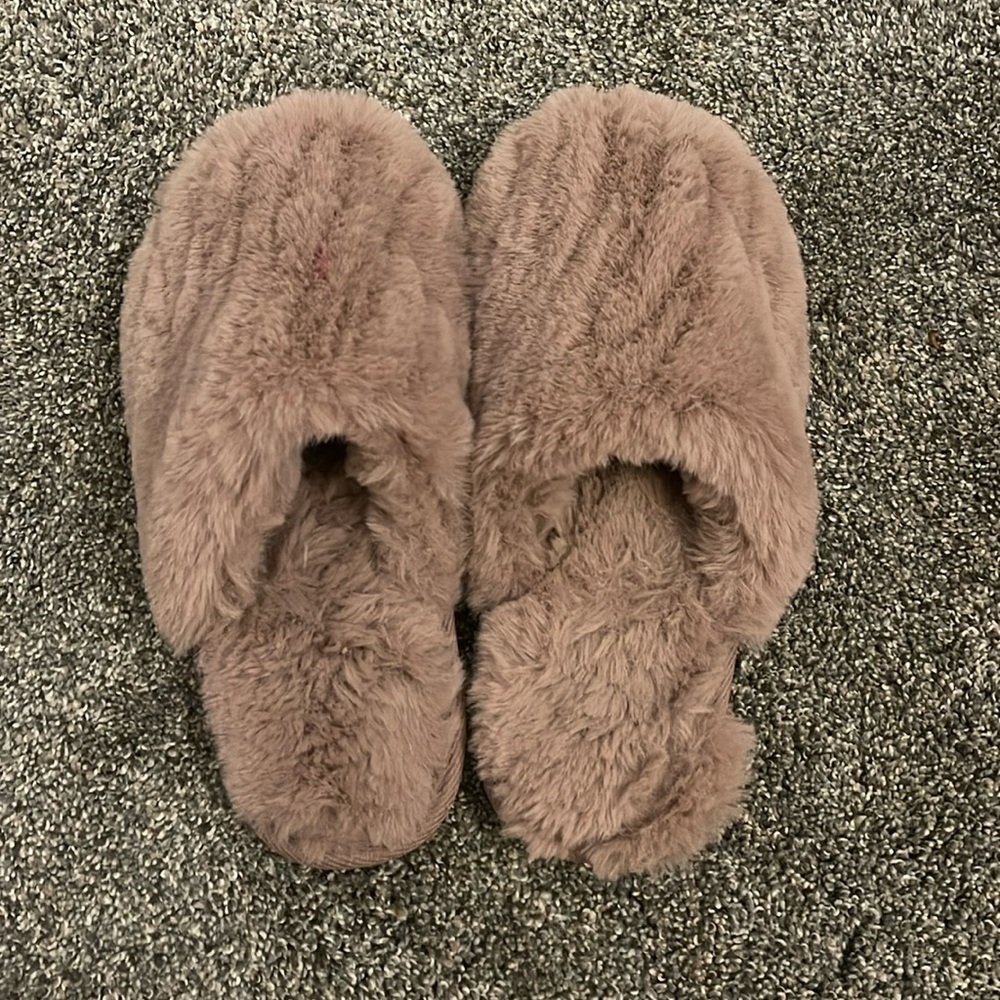 Purple slippers